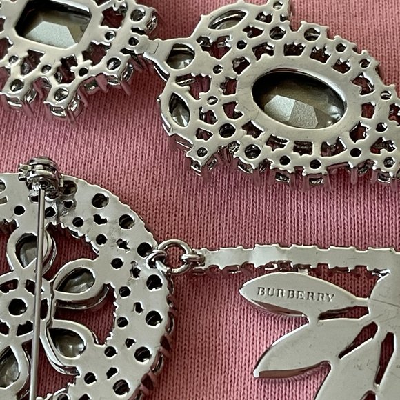 Burberry Rose Pink Cropped Sweatshirt(Brooch) L - Picture 9 of 13